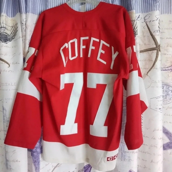 VTG Detroit Red Wings Paul Coffey Jersey Mens Medium - Picture 10 of 11